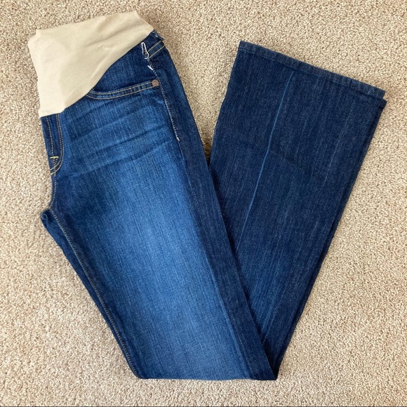 7FAM Boot Cut Maternity Jeans 29 Petite - Picture 2 of 15